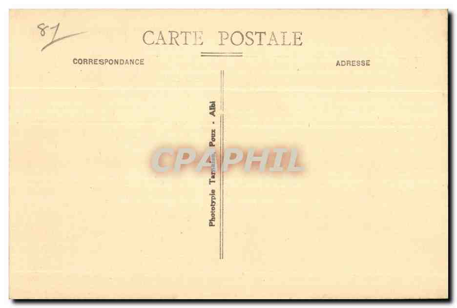 CPA Le Tran lllustre Monesties Le Christ et la Porte Gothique — Back