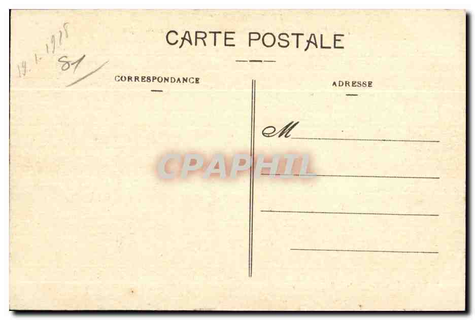 Fabre — Vallée du Gijjon — Ligne de Castres à Murat, éditeur Le Tarn Illustré, n° 769 — Rückseite