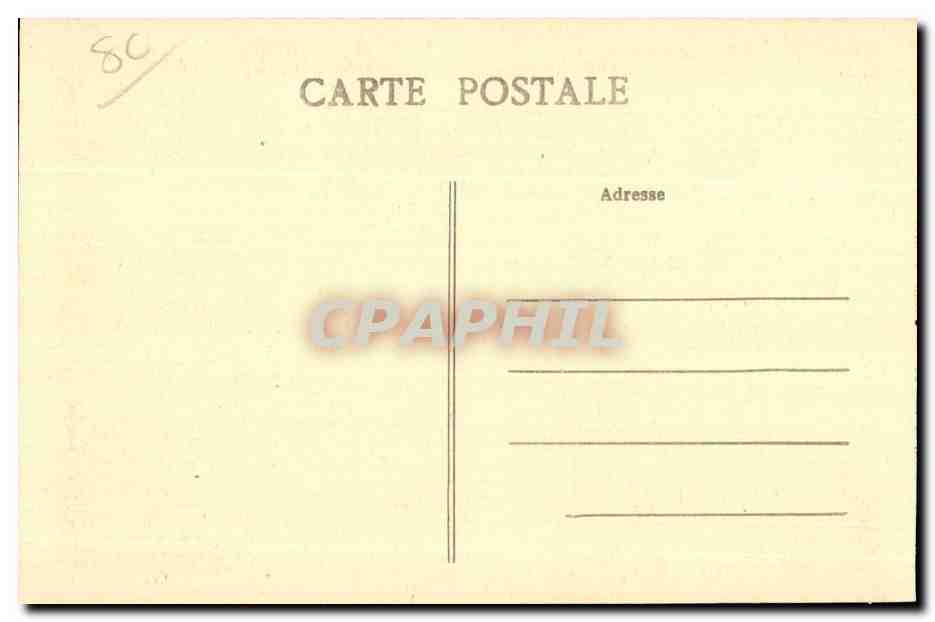 CPA Proyart Somme Le Monument aux Morts — Rückseite