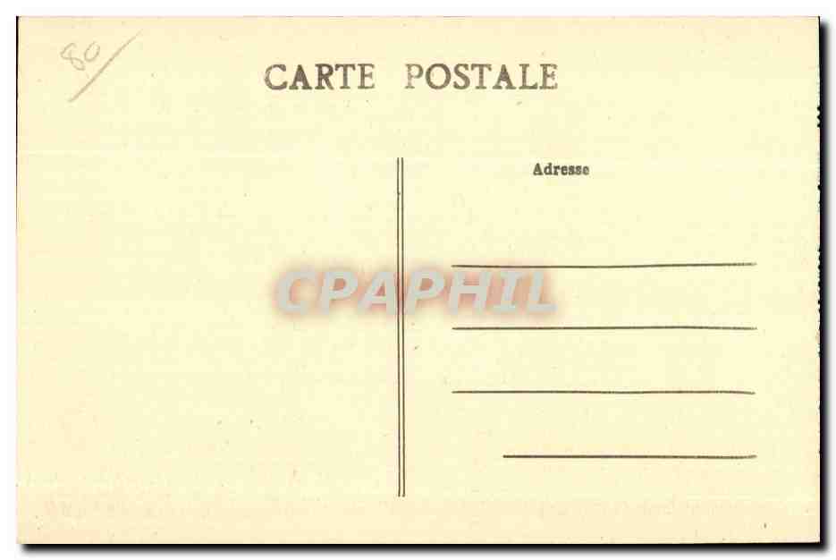 Beaumont-Hamel — Monument commémoratif Terreneuvien — R. Grossel, libraire, à Albert — Verso