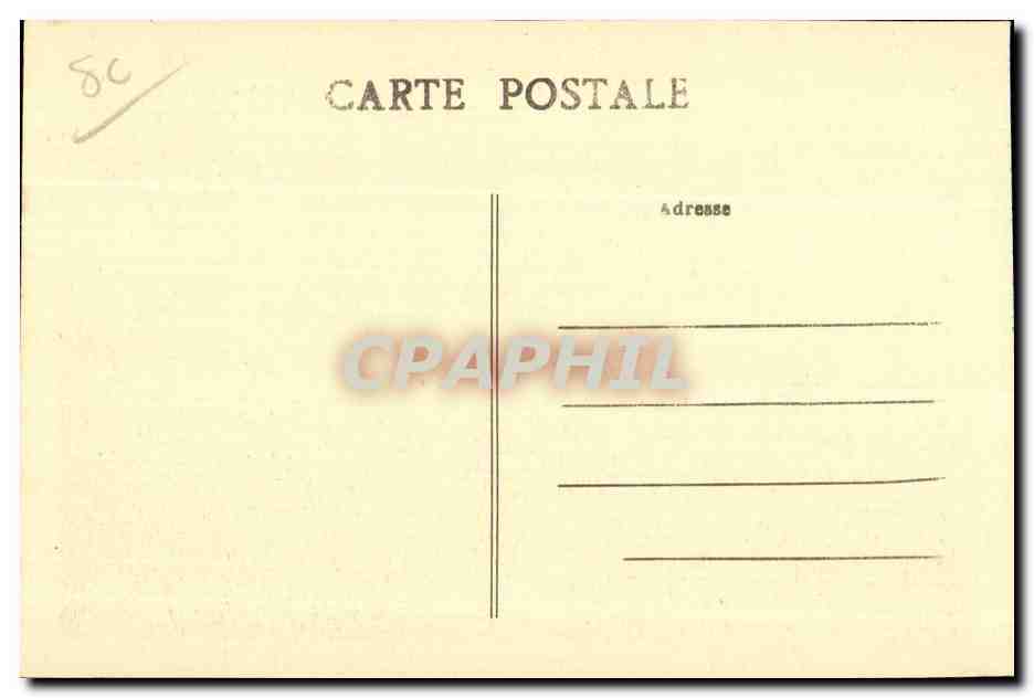 La Boisselle (Somme) — Trou de mine de la Route de Bapaume - Entrée de l'abri souterrain — R. Grossel, libraire à Albert — Reverso