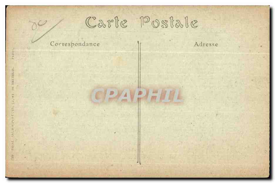 Sailly-Saillisel — Ruines de la mairie et de l'école — Visé Paris N° 792 — Verso