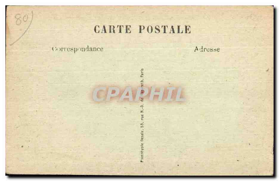 CPA Ainval Septouter (Somme) Cimetiere militaire — Rückseite