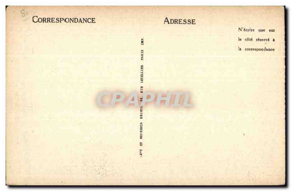 CPA Rue Chapelle du Caint Esprit Peinture par Siffait — Back