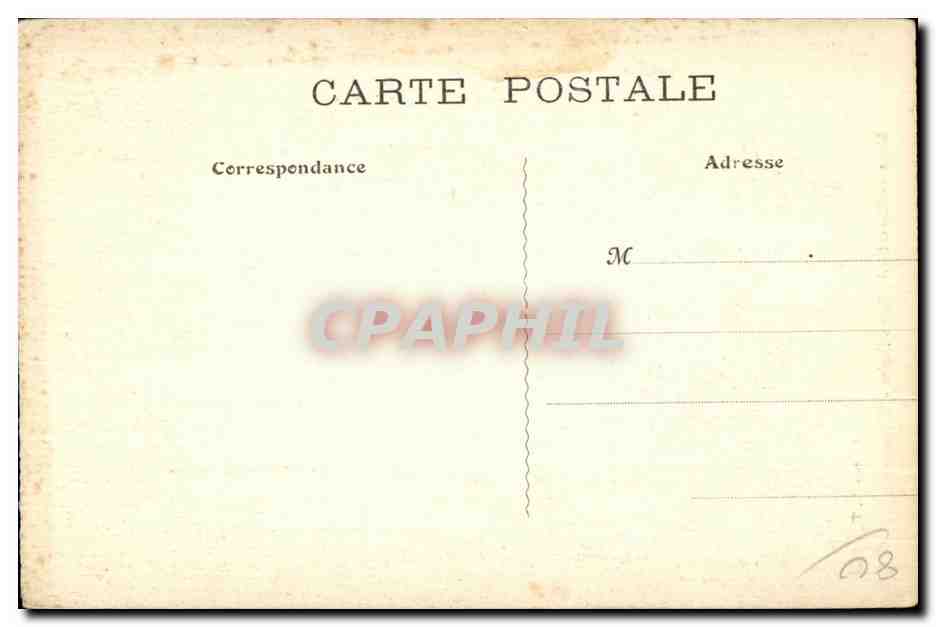 CPA Rue Chapelle du Saint Esprit Tresorerie — Back