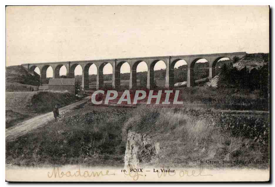 CPA Poix Le Viaduc