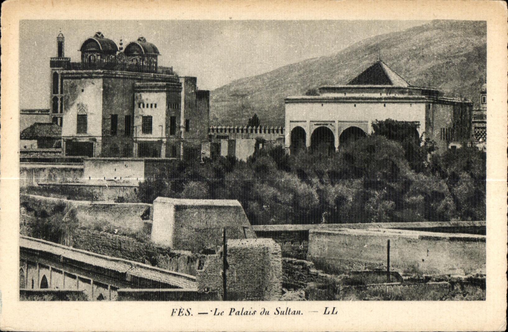 CPA Maroc Fes Le Palais du Sultan 