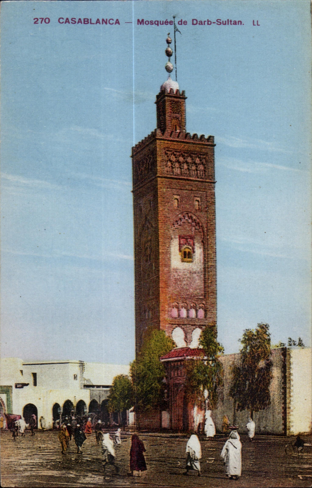 CPA Maroc Casablanca Mosquee de Darb Sultan 