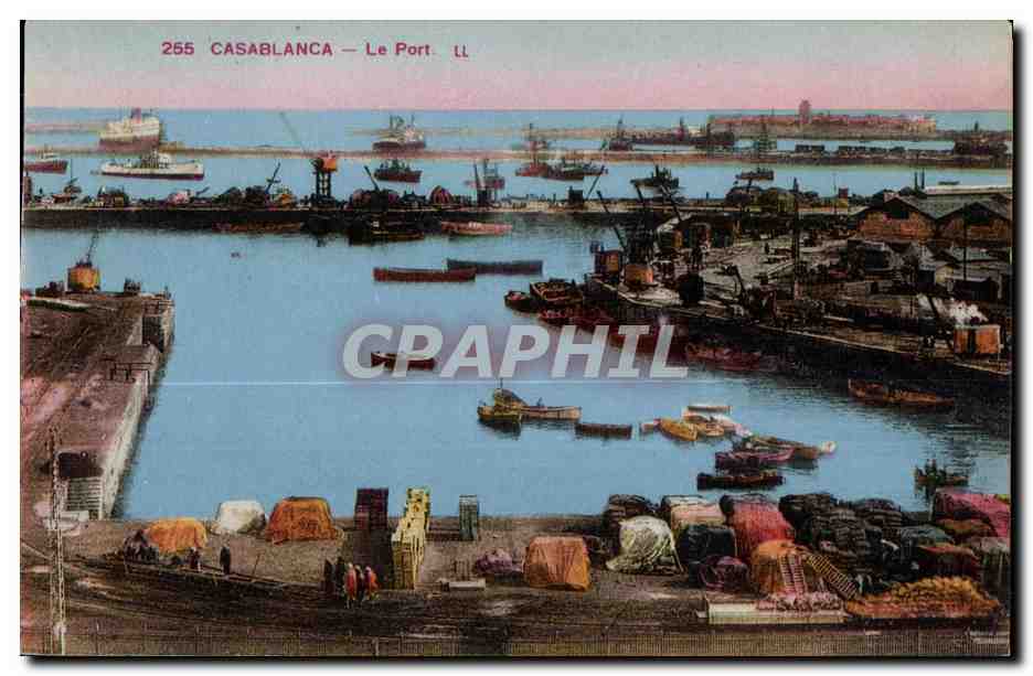 CPA Maroc Casablanca Le Port 