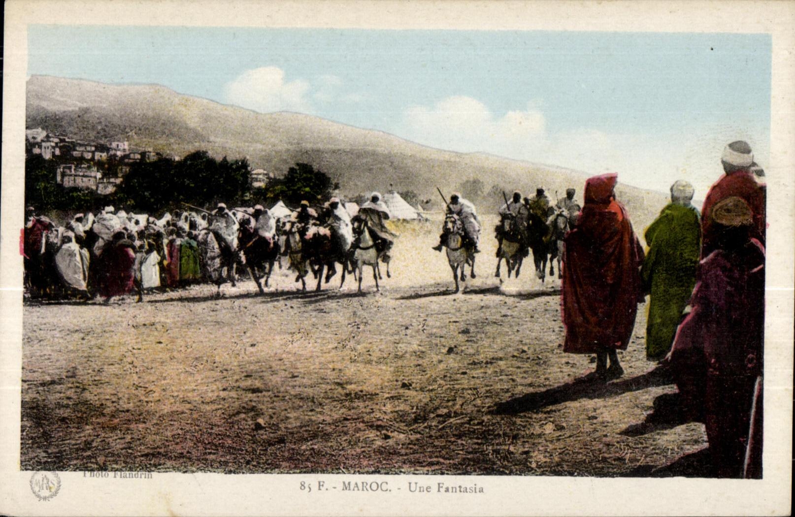 Maroc - Une Fantasia — Photo Flandrin, série 8 F