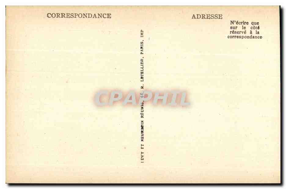 CPA Maroc Casablanca Le Palais du Sultan  — Verso
