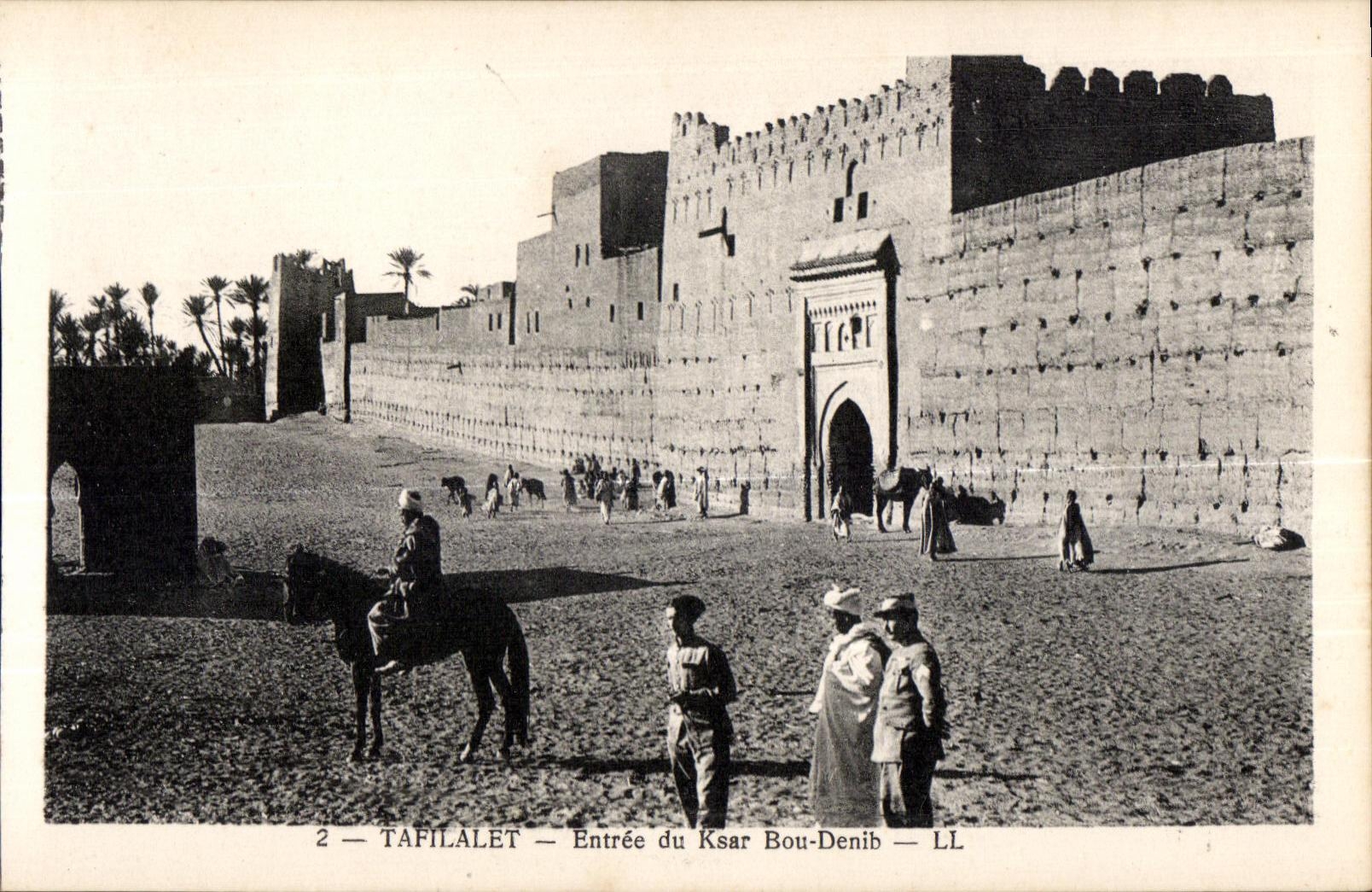 CPA Maroc Tafilalet Entree du Ksar Bou Denib