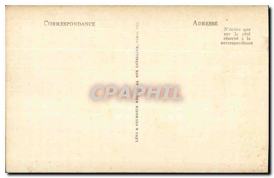 CPA Casablanca Mosquee de Darb Sultan — Verso