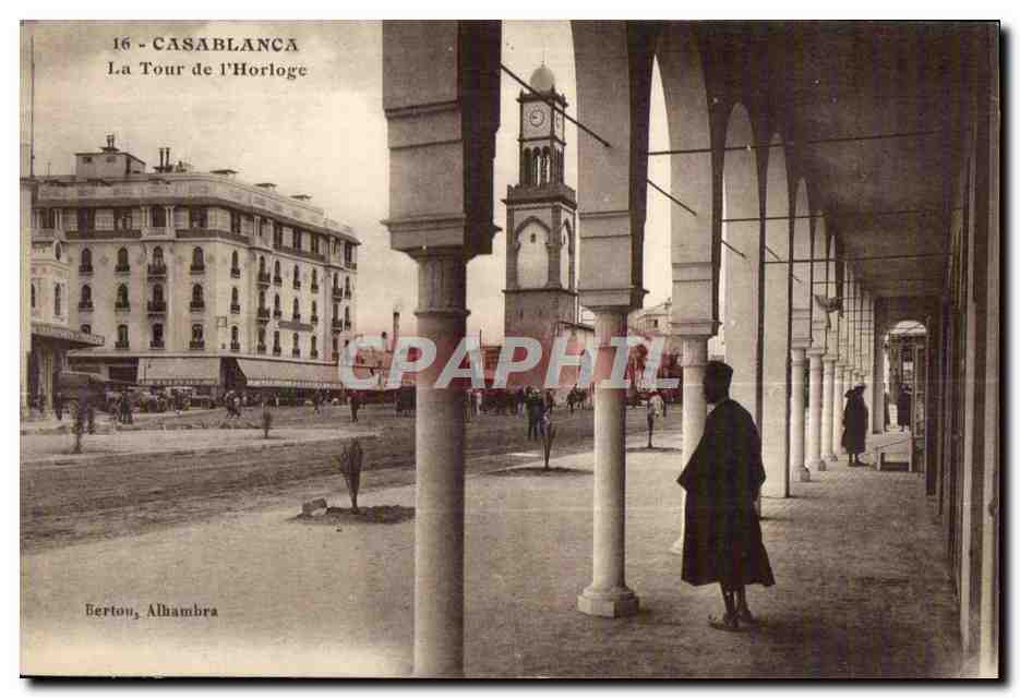 CPA Casablanca La Tour de I Horloge
