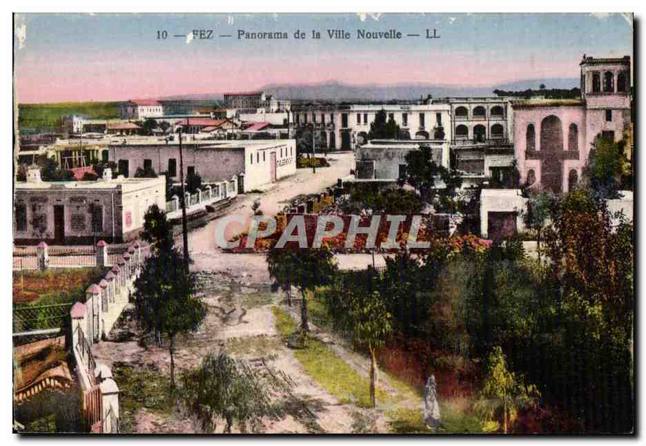 CPA Fez Panorama de la Ville Nouvelle LL