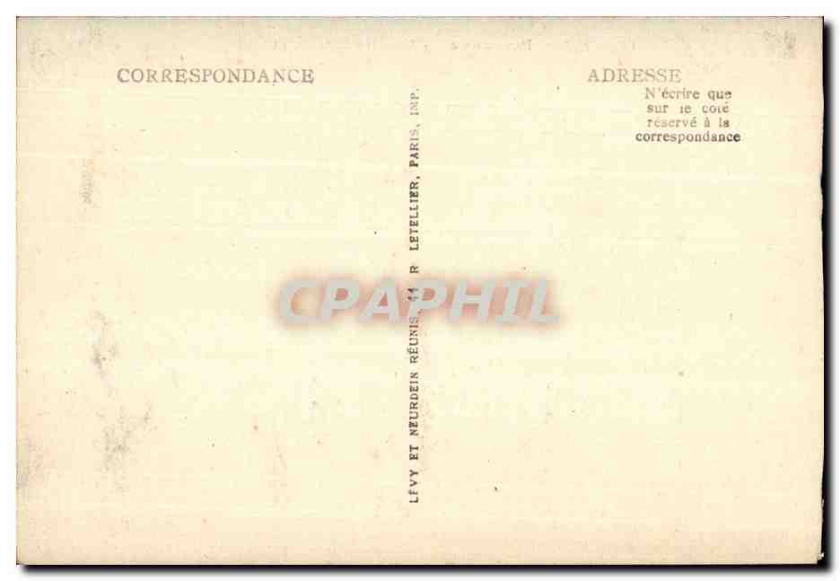 CPA Fez Panorama de la Ville Nouvelle LL — Rückseite