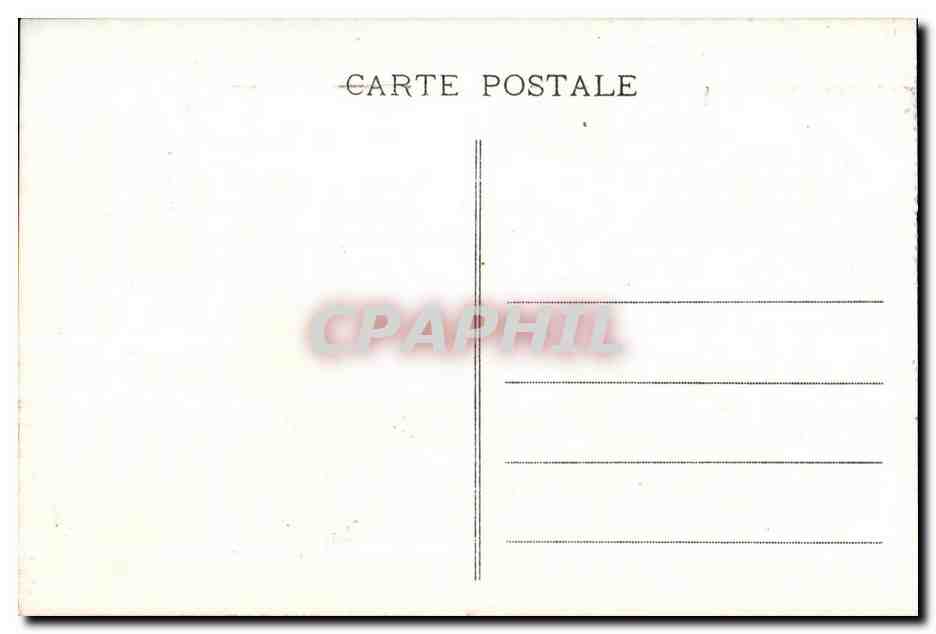 CPA Maroc Casablanca Arcades de la Kissatta — Verso