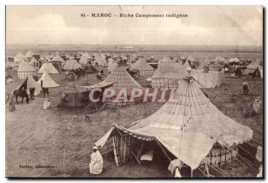 Bertou, Alhambra — Riche Campement Indigène — Série 61