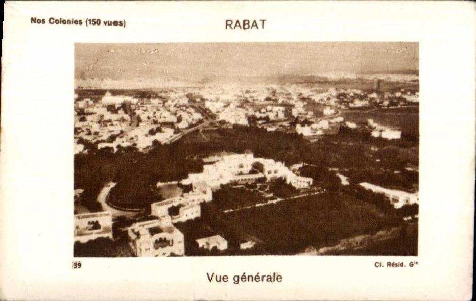 CPA Maroc Rabat Vue generale