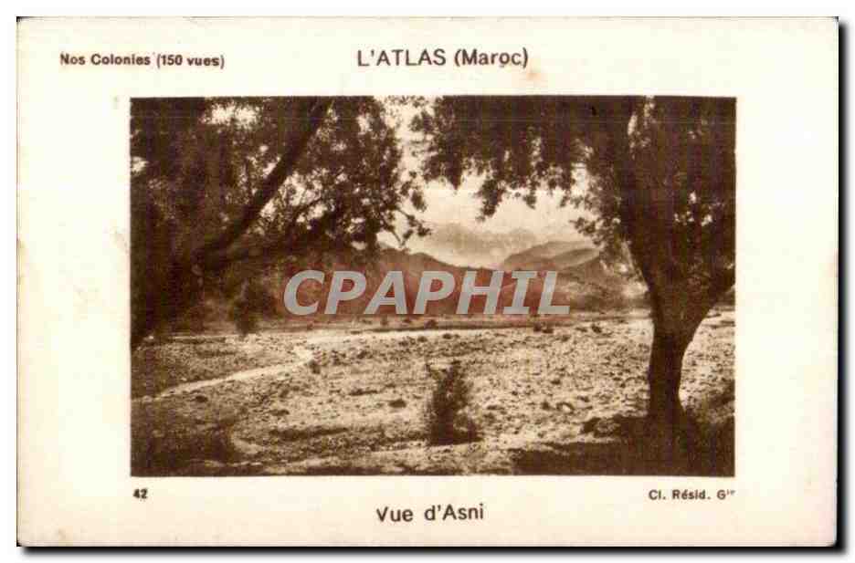 CPA Maroc L Atlas (Maroc) Vue d Asni