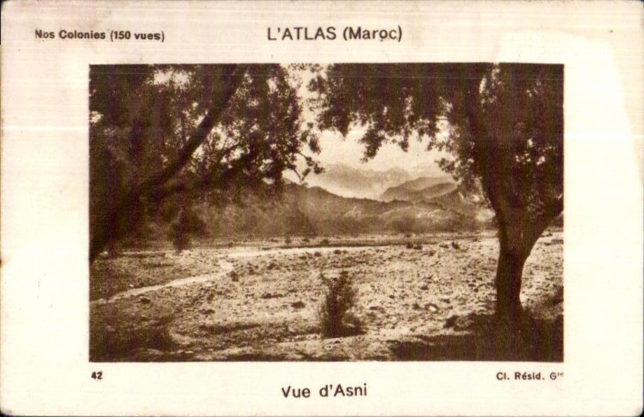 CPA Maroc L Atlas (Maroc) Vue d Asni
