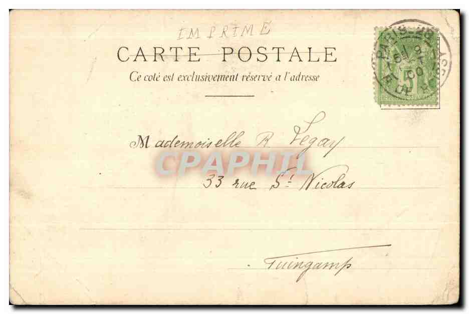 CPA Maroc Exposition Universelle Paris Colonie De Madagascar Musique de la Reine Ranavalo — Rückseite