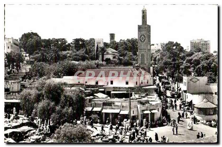 CPA Maroc Tanger La Place du Grand Socco