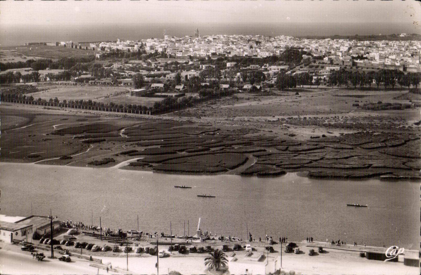 CPA Maroc Rabat Vue generale sur Sale at 