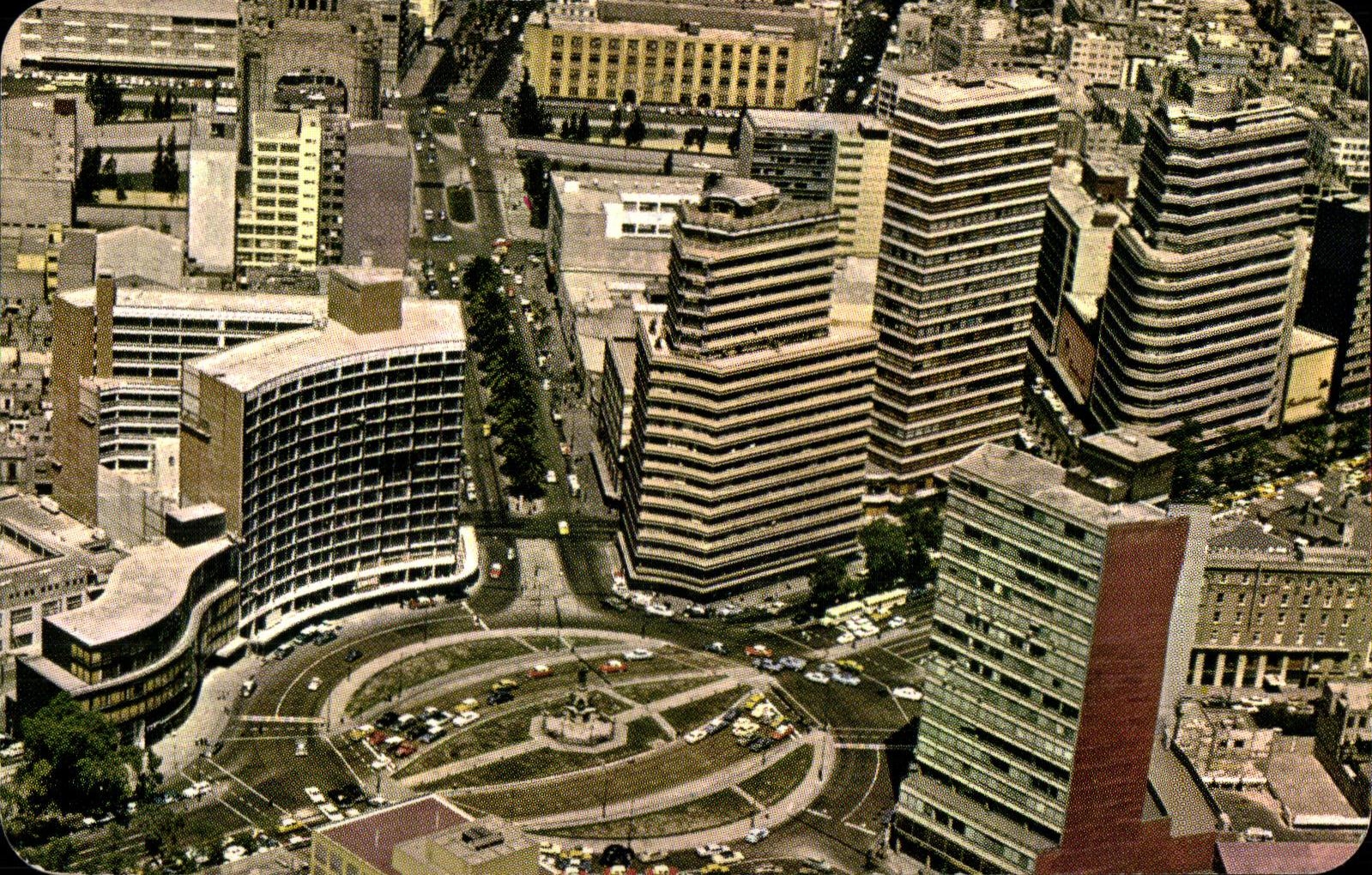 Columbus Circle — vue aérienne — Tarjetas Postales V255a