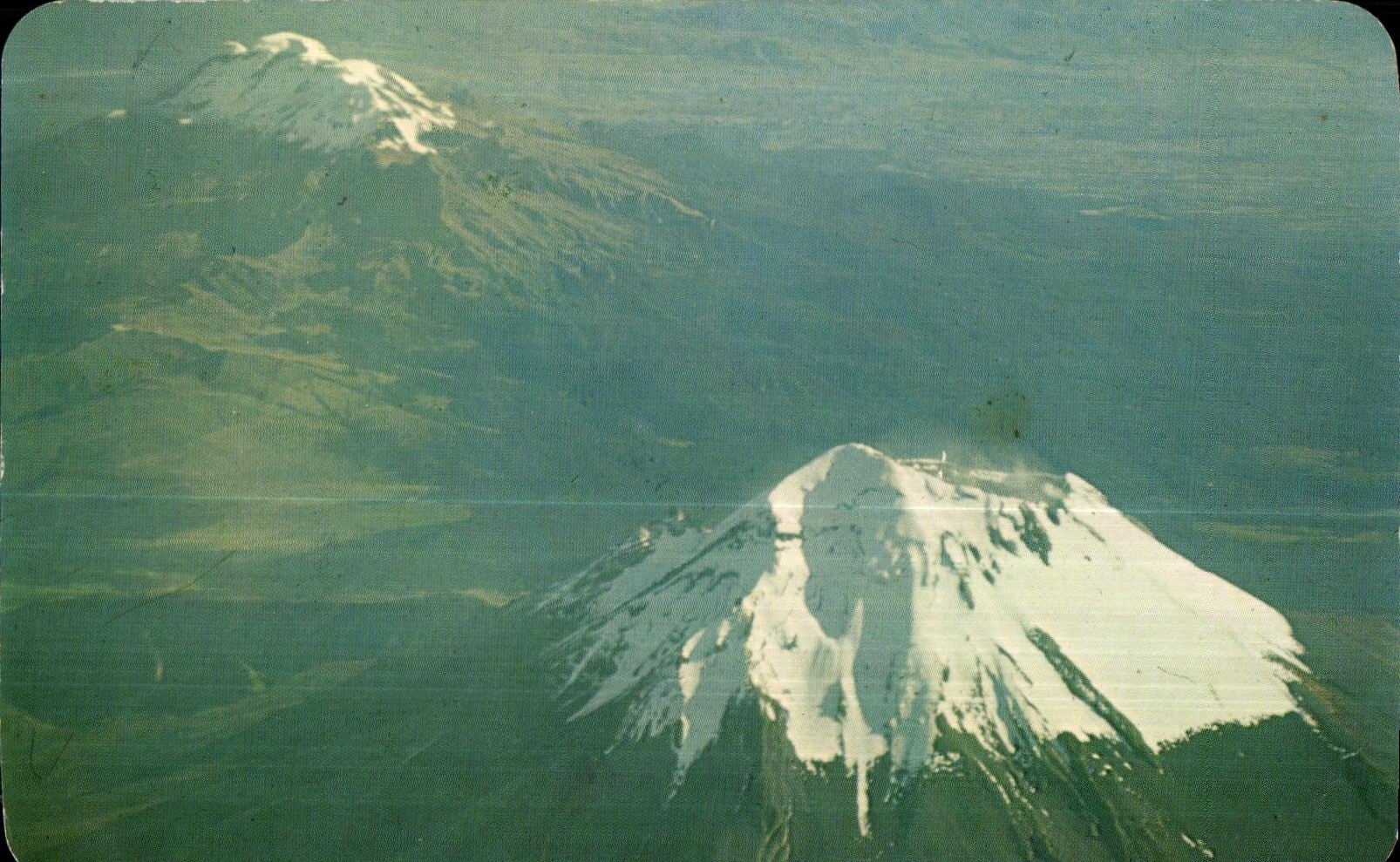 Volcans Popocatépetl et Ixtaccíhuatl — vue aérienne — AMAMEX ASOCIADOS, série 274