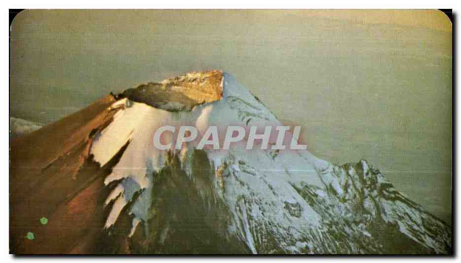 CPA Mexique Mexico Aerea al Amanecer del Crater del Popocatepeti Air view at dawn of the Popocatepeti Volcano Mexico