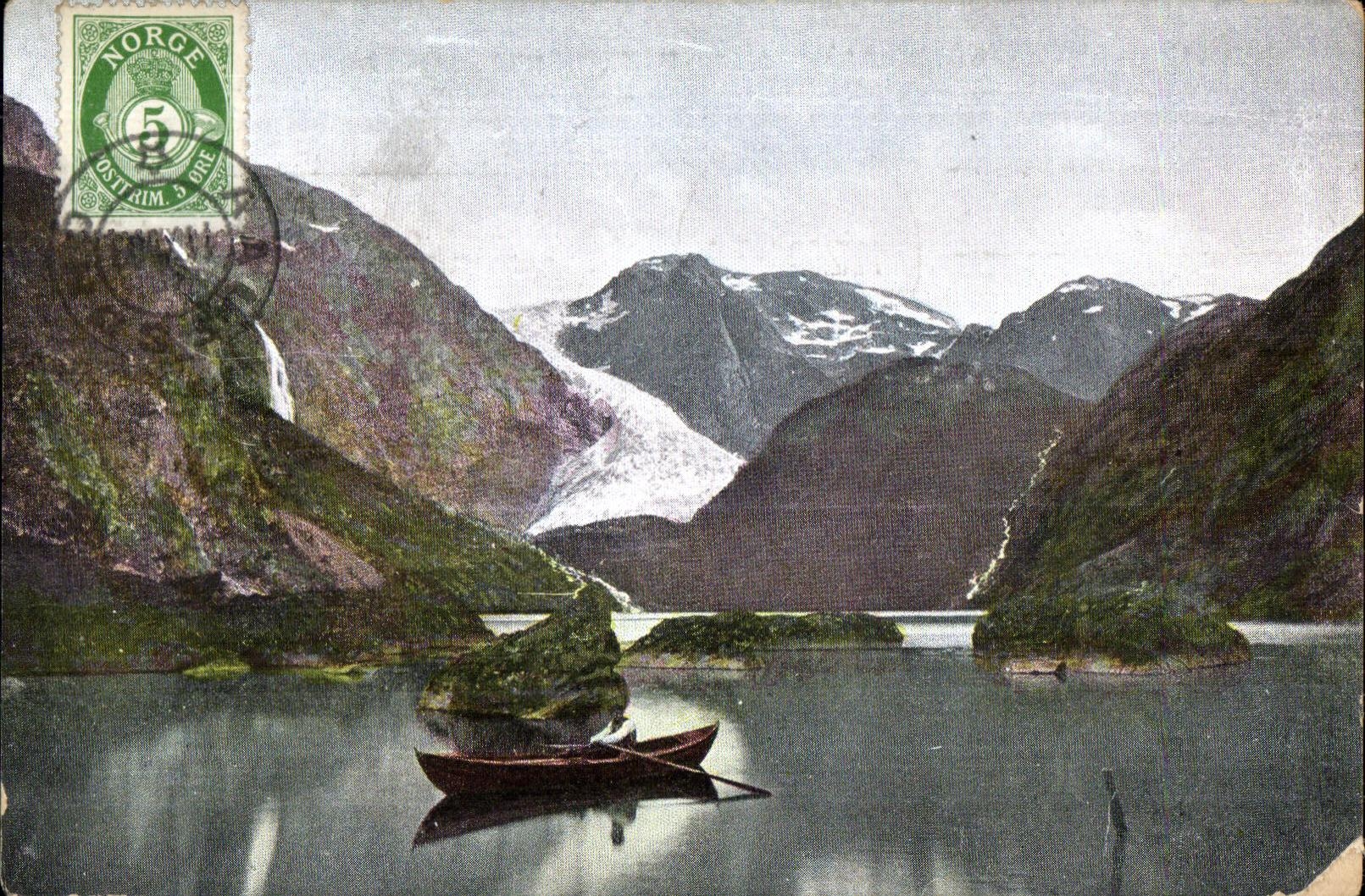 CPA Norvege Norway Hardanger Bondhusbraven Mauranger