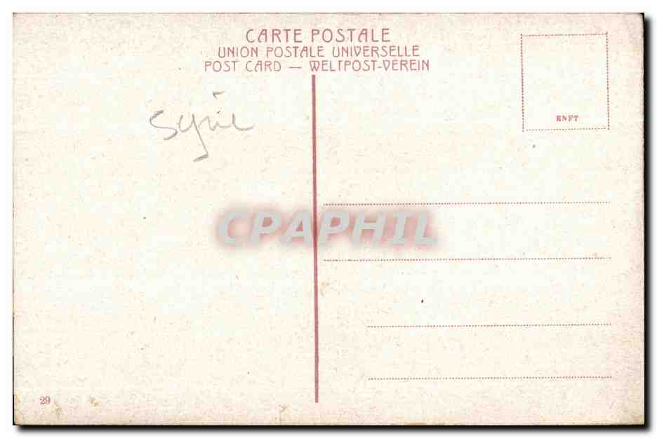 Le Jourdain — Le River Jordan — Rio Jordán — Il fiume Giordano — éditeur RNFT, n°29 — Verso