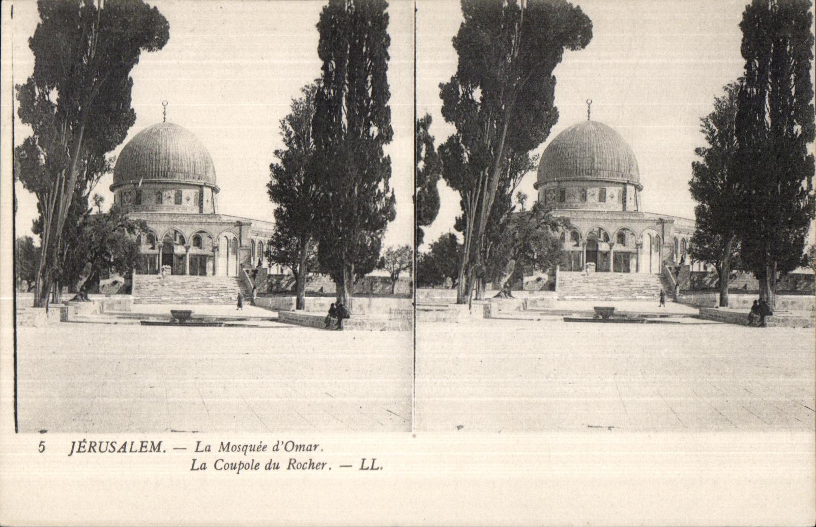 CPA Israel Jerusalem La mosquee d Omar La Coupole du Rocher