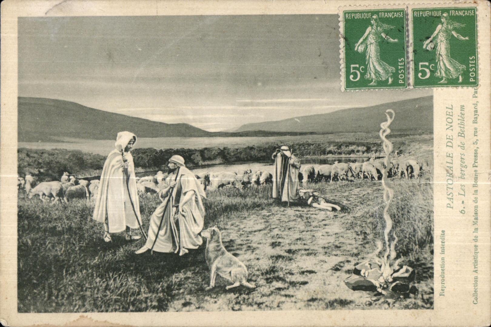 CPA Bethleham (Palestine) Pastorale de Noel Bethleem 