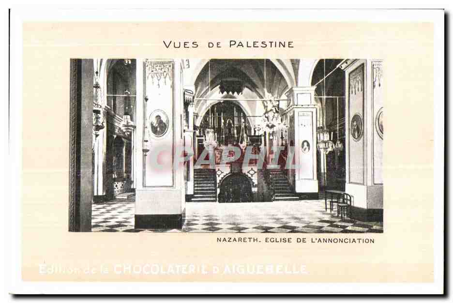 CPA Vues de Palestine Nazareth Eglise de L Annonciation