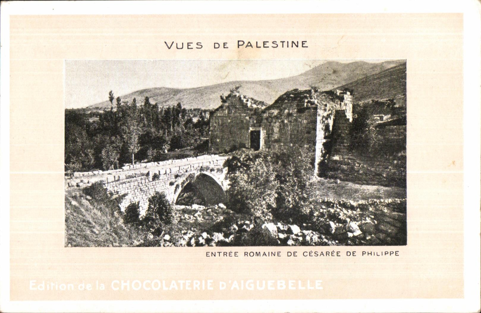 CPA Vues de Palestine Entree Romine de Cesaree de Philippe