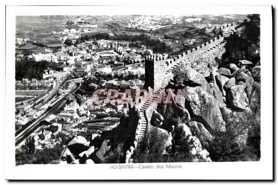 CPA Portugal Sintra Castelo dos Mouros Feito em Portugal