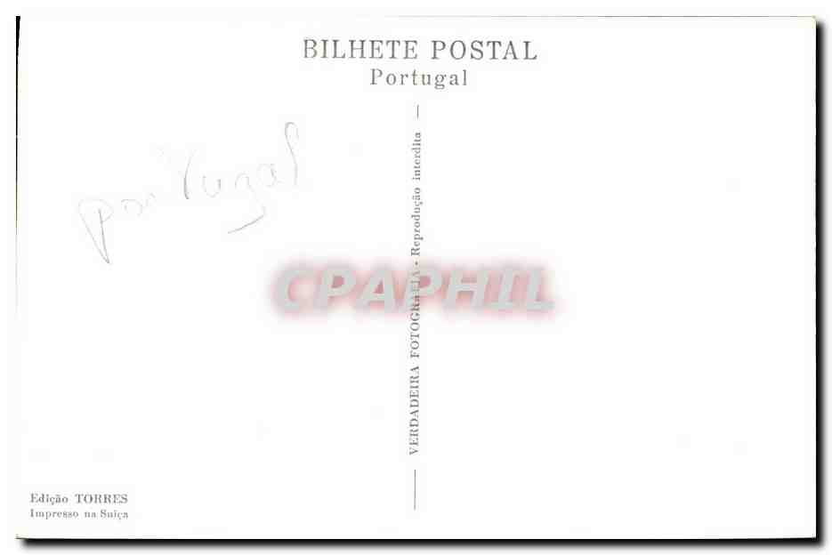 CPA Portugal Costa do Sol Baia de Cascais Belhete Postal Portugal — Back