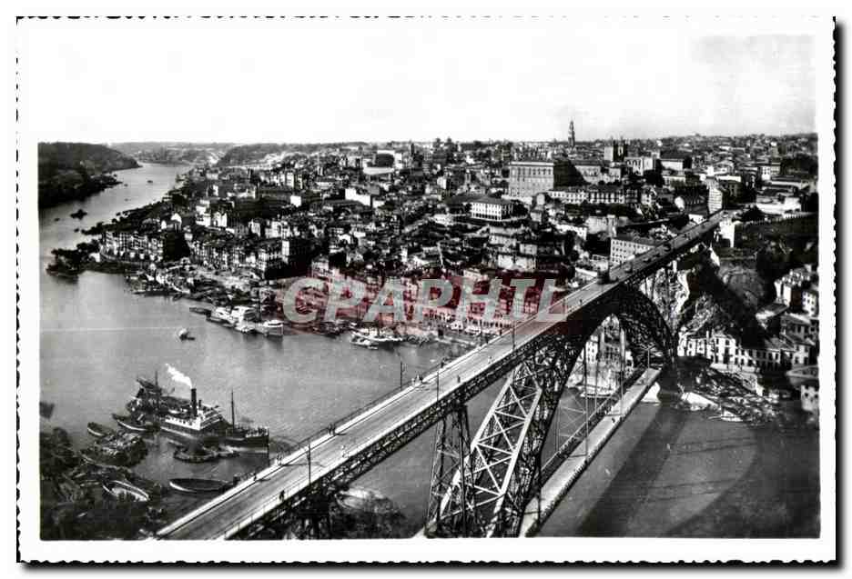 Porto — Vue partielle de la Ponte D. Luís — Bilhete Postal Turístico Santos