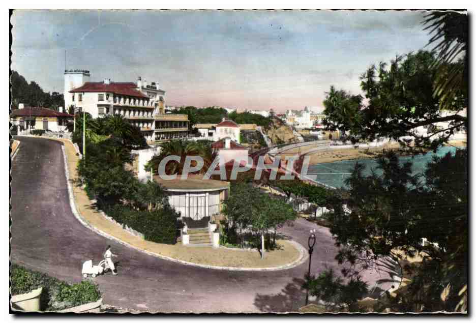 CPA Costa do Sol Montre Estoril Edicado Torres Bilhete Postal Portugal 