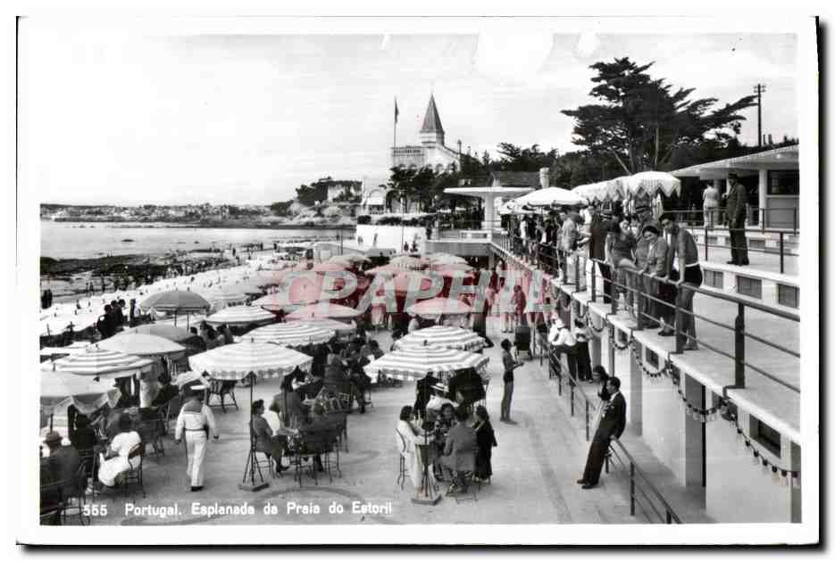 CPA Portugal Esplanade de Praie do Estoril
