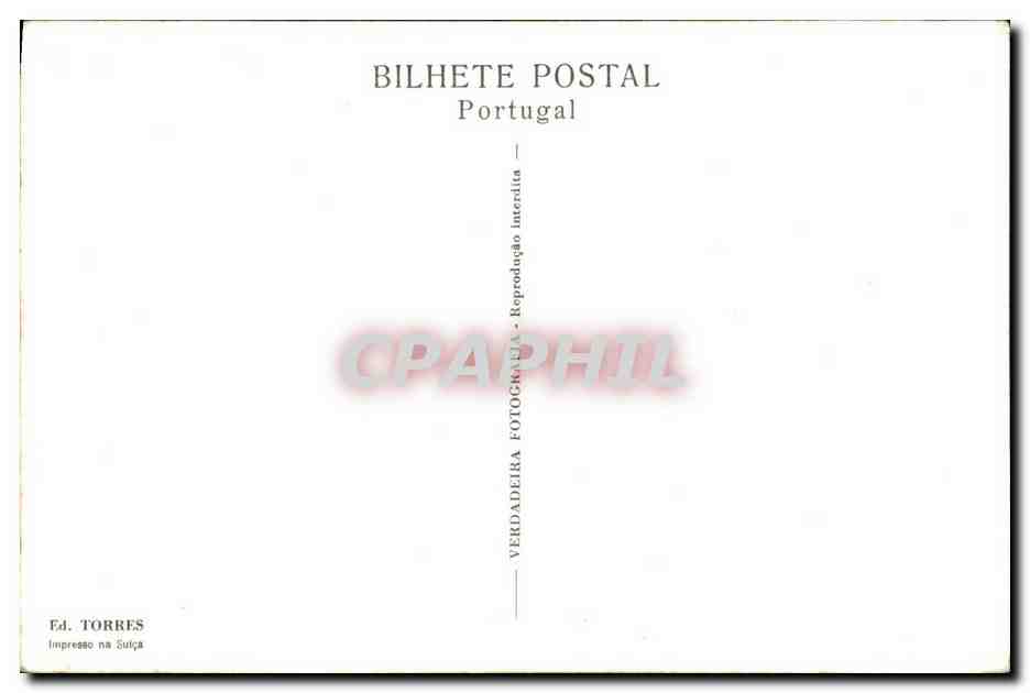 CPA Portugal Esplanade de Praie do Estoril — Rückseite