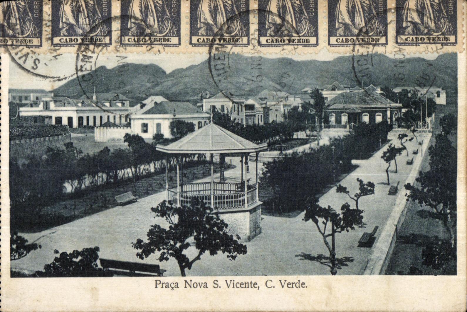 CPA Praca Nova Vicente Verde Cap Verde Portugal