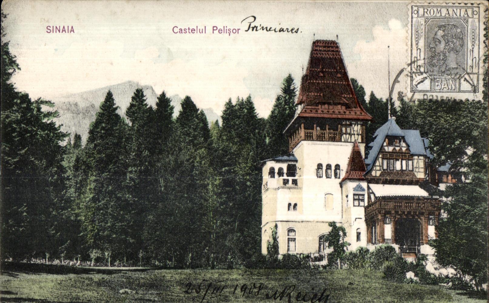CPA Sinaia Castelul Pelisor Roumanie Rumania