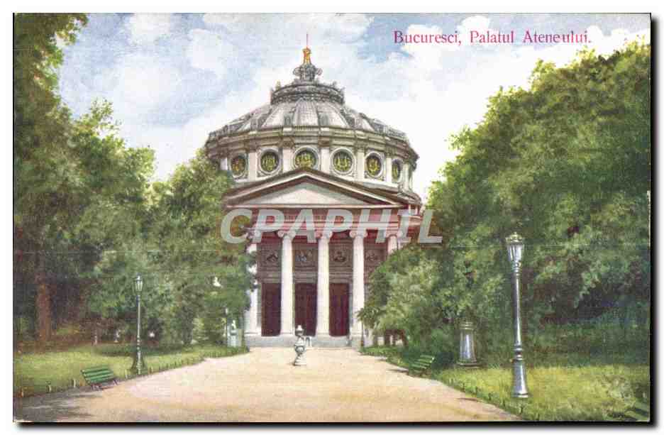 CPA Bucuresci Palatul Ateneului Roumanie Rumania