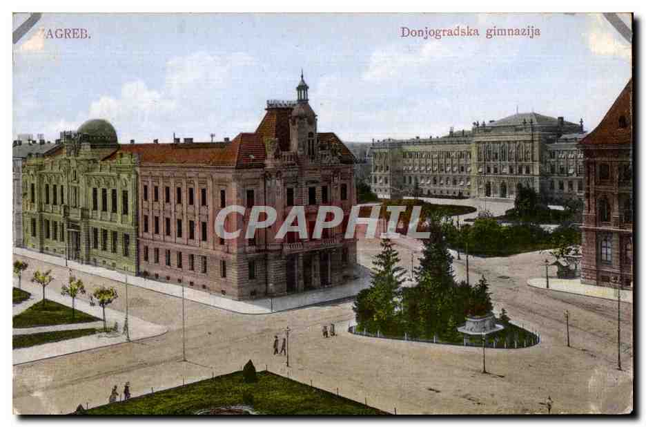 CPA Zagreb Donjogradska gimnazija Croatie Croatia