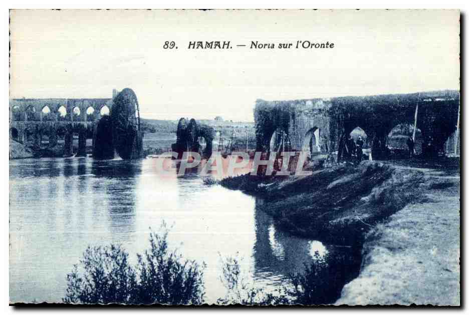 CPA Hamah Noria sur I Oronte Syrie Syria