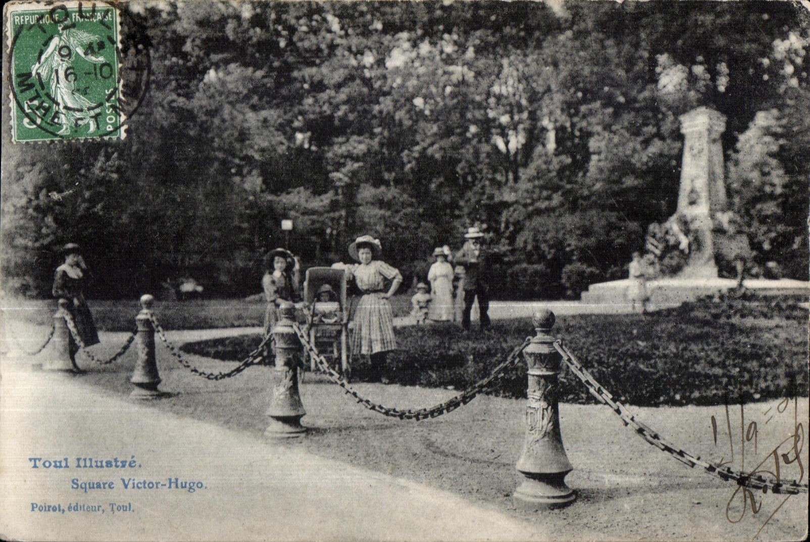 Square Victor-Hugo — Toulouse — éditeur Poirot, Toulouse