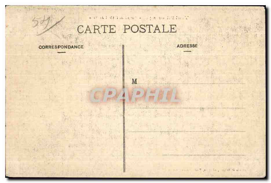Toul - Hotel de Ville - CPA — Rückseite